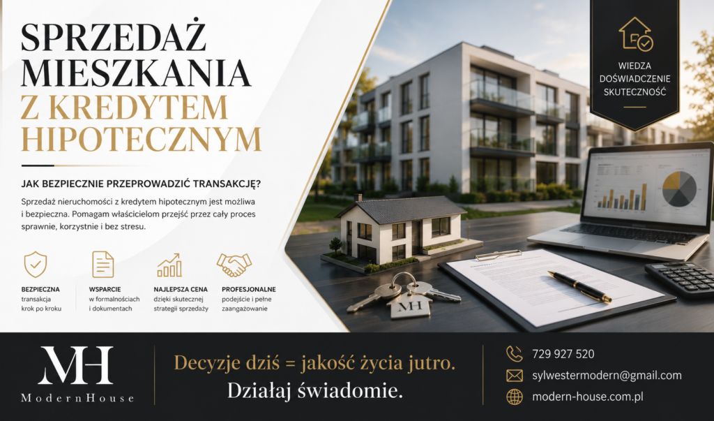 Sprzedaż mieszkania z kredytem hipotecznym – jak bezpiecznie przeprowadzić transakcję?